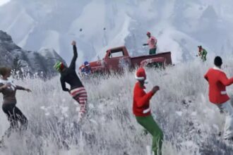 How to pick up snowballs in GTA 5