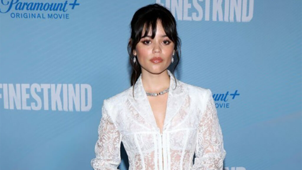 Jenna Ortega Shows Off Long Legs and Loads of Skin in All White on the ...