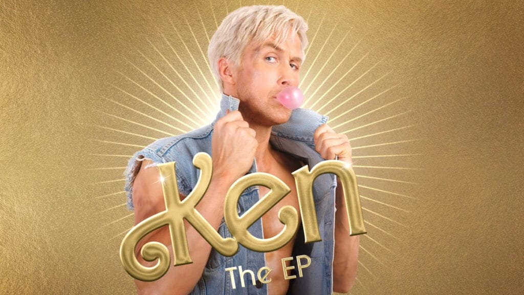 Ryan Gosling on the cover art for Ken The EP
