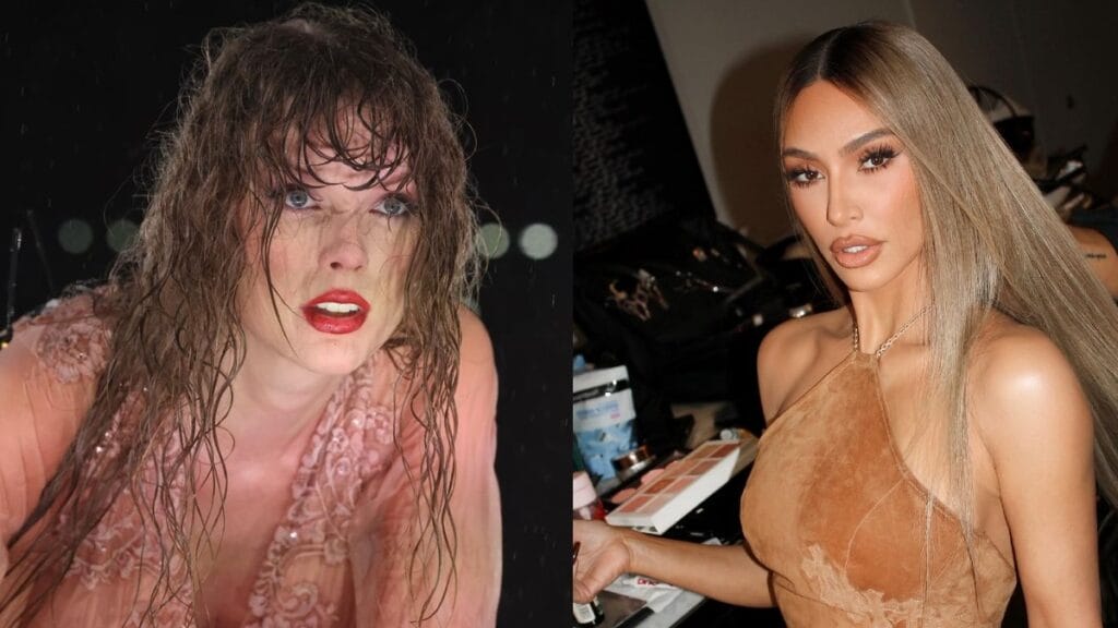 Taylor Swift and Kim Kardashian photo merge
