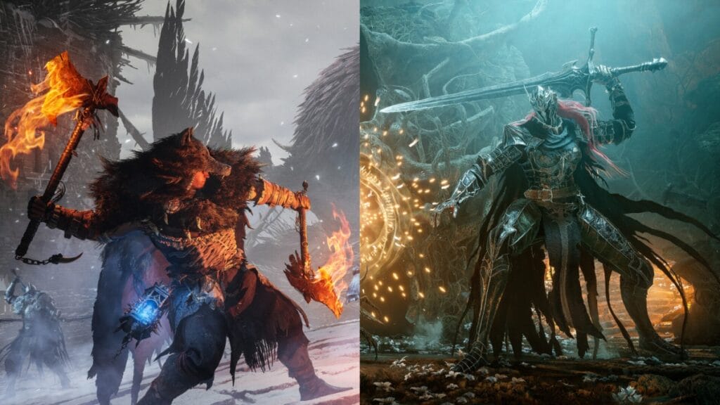 Two characters face off in Lords of the Fallen