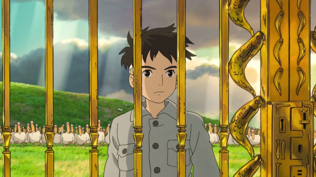 Mahito in the new Hayao Miyazaki film, The Boy and the Heron.