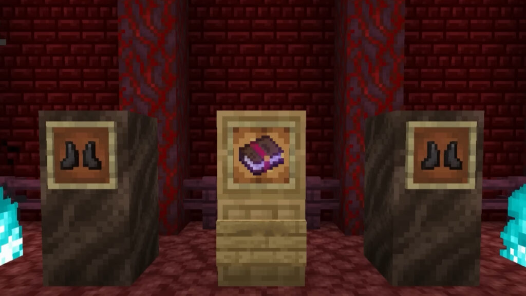 The Soul Speed boot enchantment in Minecraft