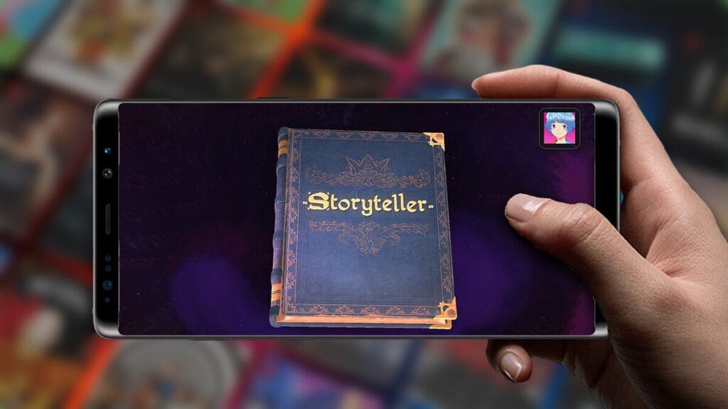 Playing Storyteller Game on Netflix Mobile Phone