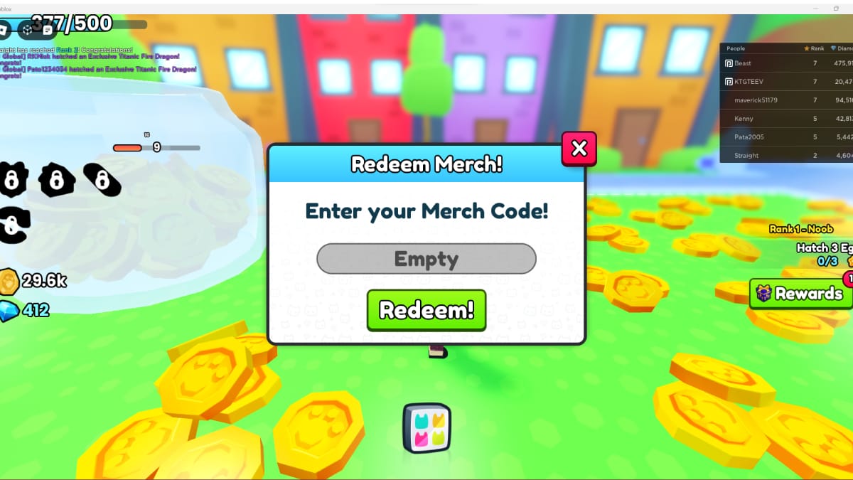 Roblox Redeem Codes December 2023