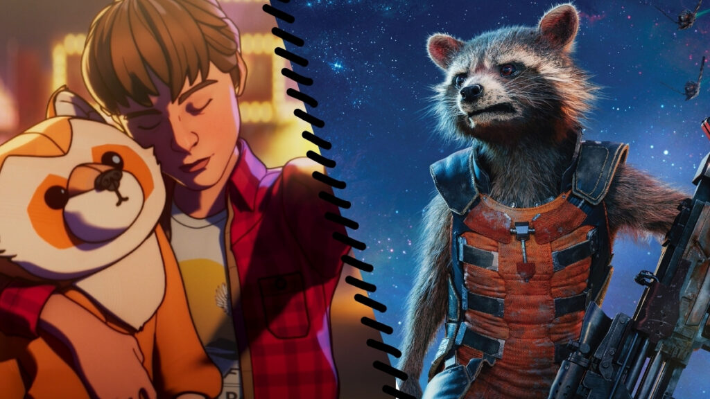 Rocket and Peter Quill
