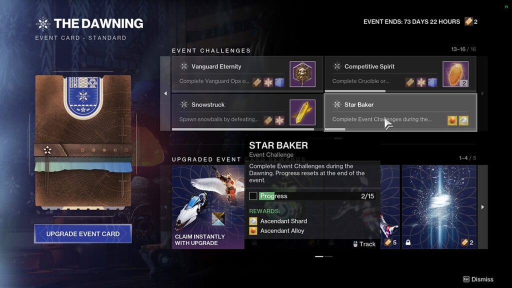Destiny 2: All Event Challenges in The Dawning 2023