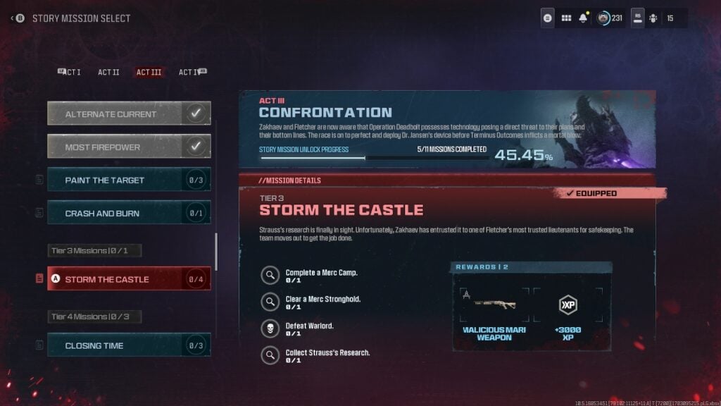 Storm The Castle MW3 Zombies Mission Objectives
