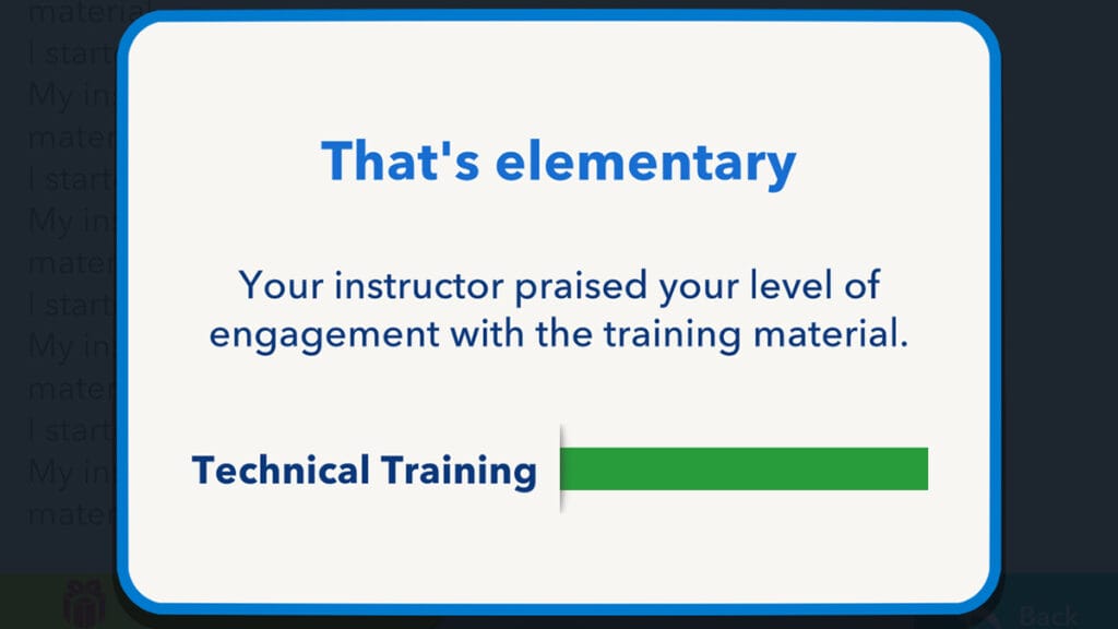 Technical Training Questions and Answers in BitLife