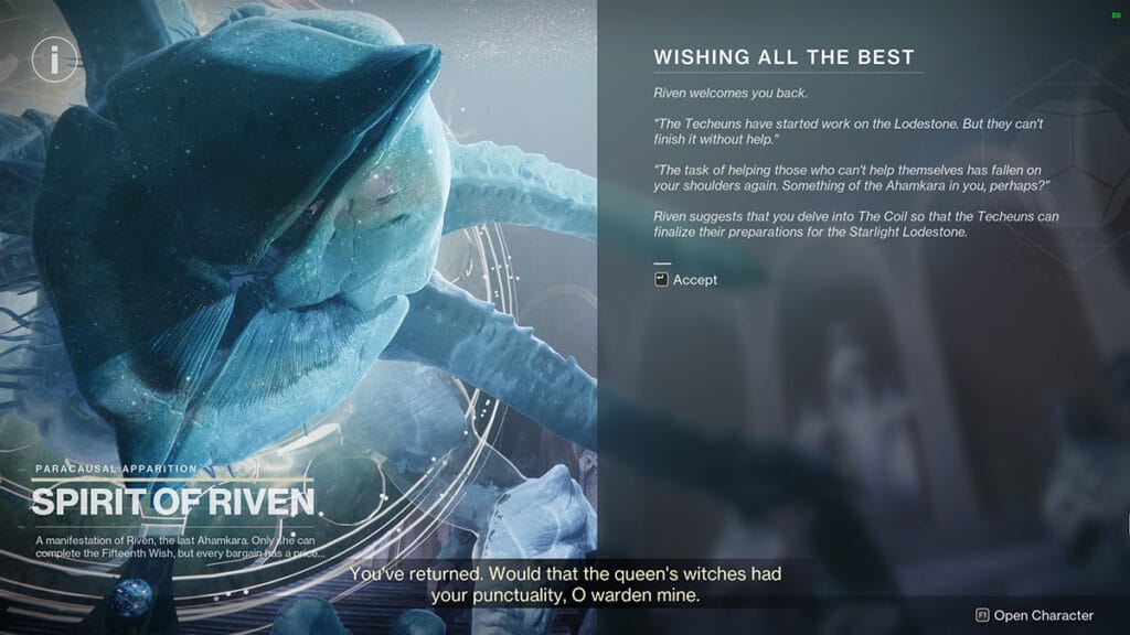 Destiny 2 Wishing All the Best Quest Step 17