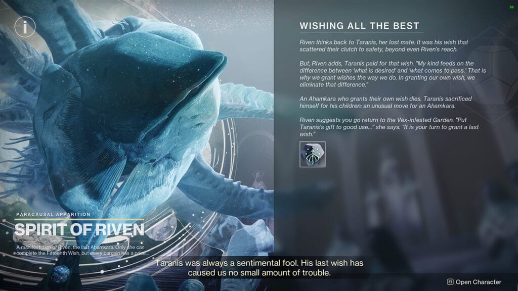 Destiny 2: Wishing All the Best Quest Step 30