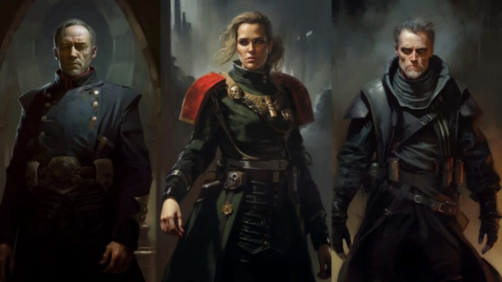 A set of portraits for the new CRPG by Owlcat Games
