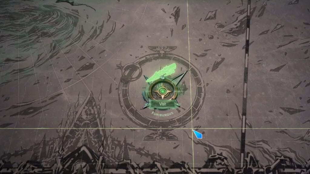 The star map from Warhammer 40k Rogue Trader