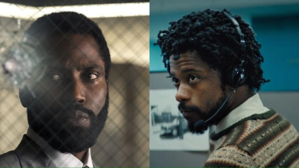 John David Washington in Tenet and LaKeith Stanfield in Sorry to Bother You