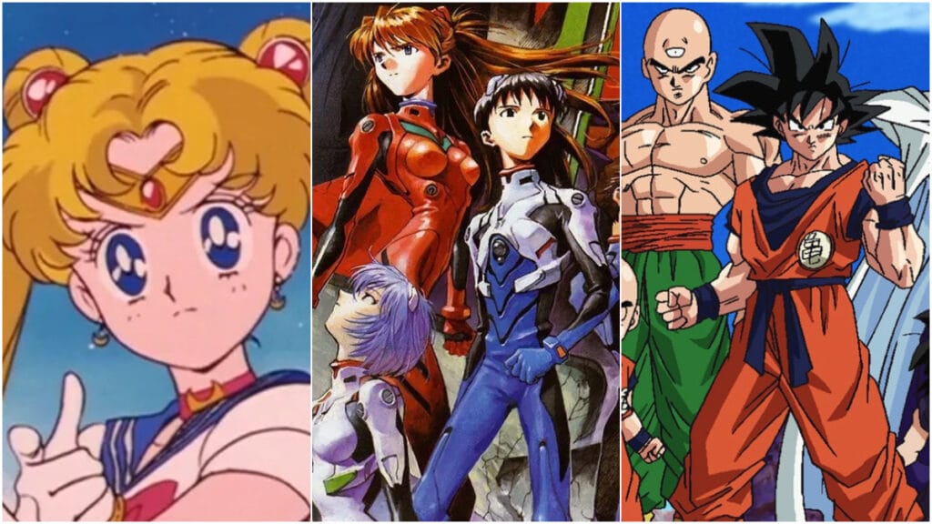 90s anime trio