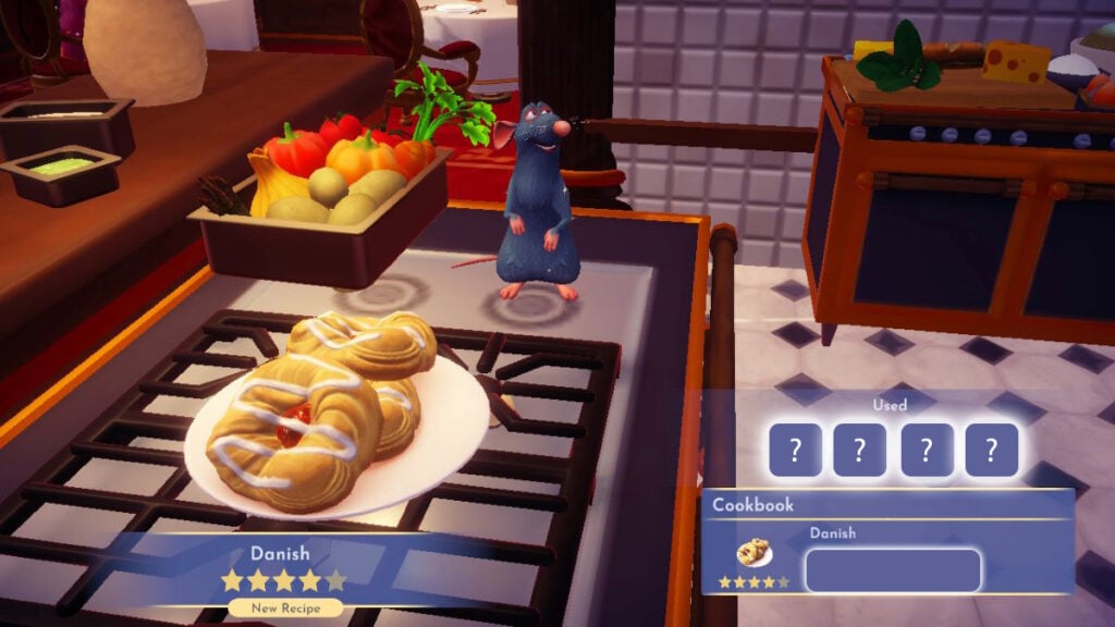 How to make a danish in Disney Dreamlight Valley
