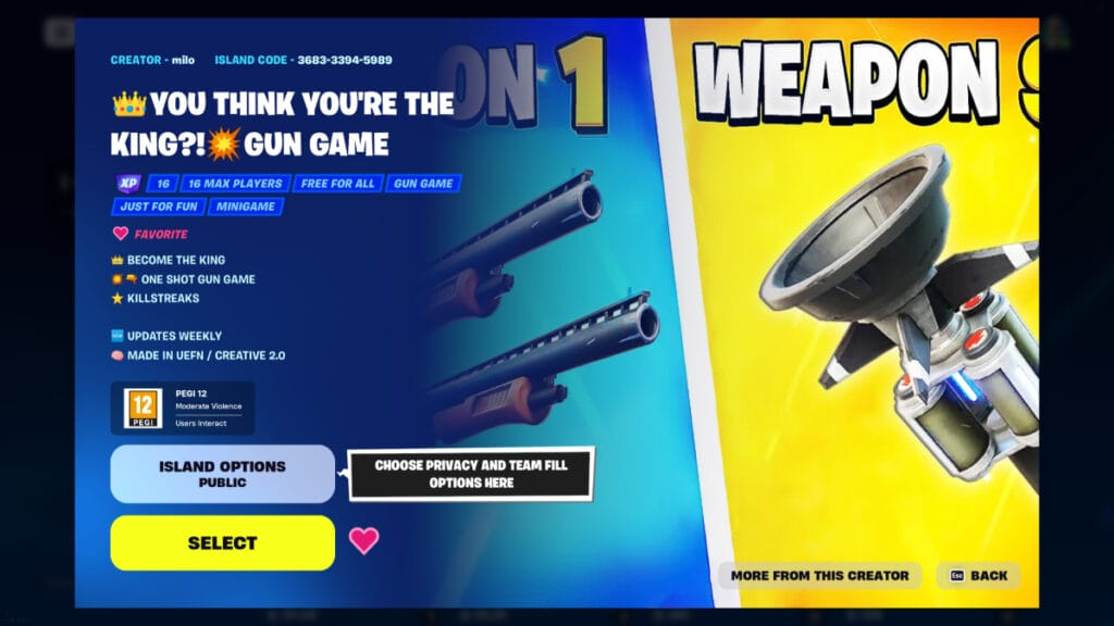 fortnite You Think You're The King Gun Game