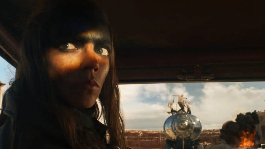 A shot of Furiosa from the trailer