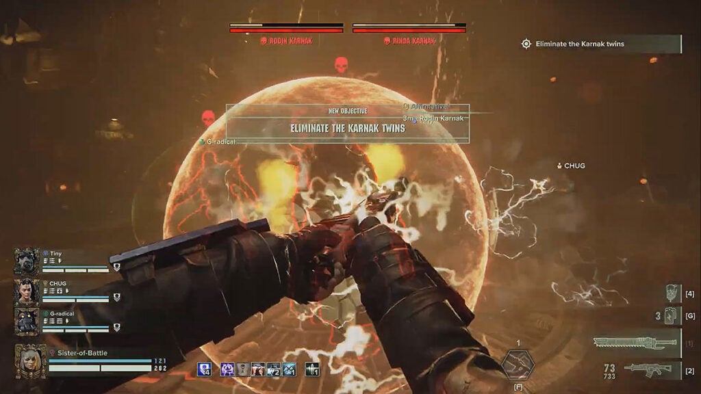 Darktide: Karnak Twins Hard Mode Boss Fight Info and Phases 