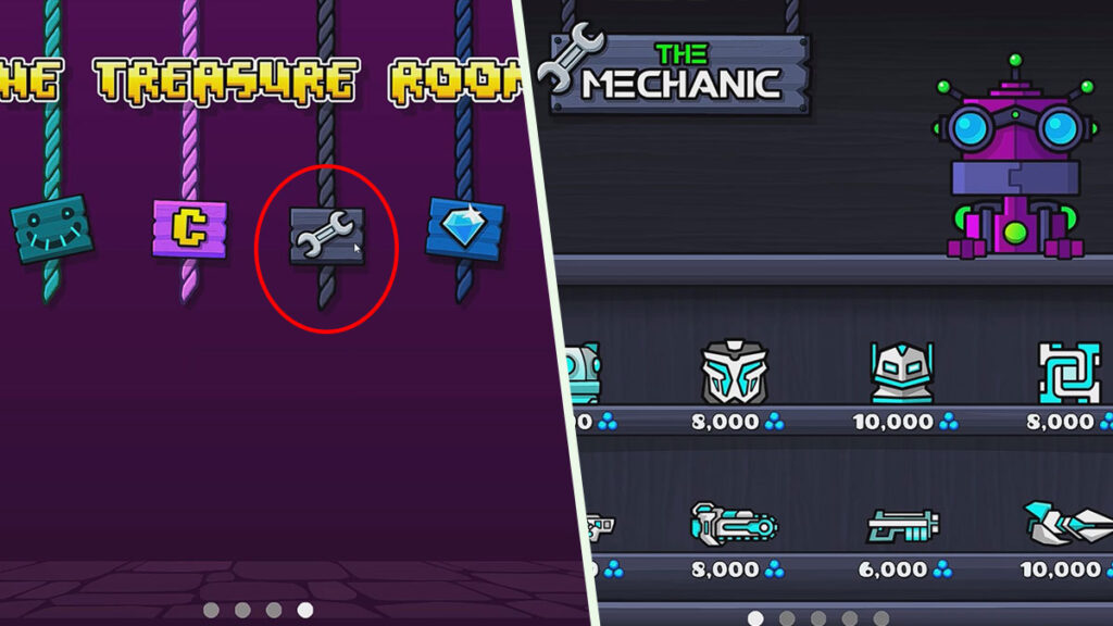 Geometry Dash: Where Can You Find the Mechanic Shop?