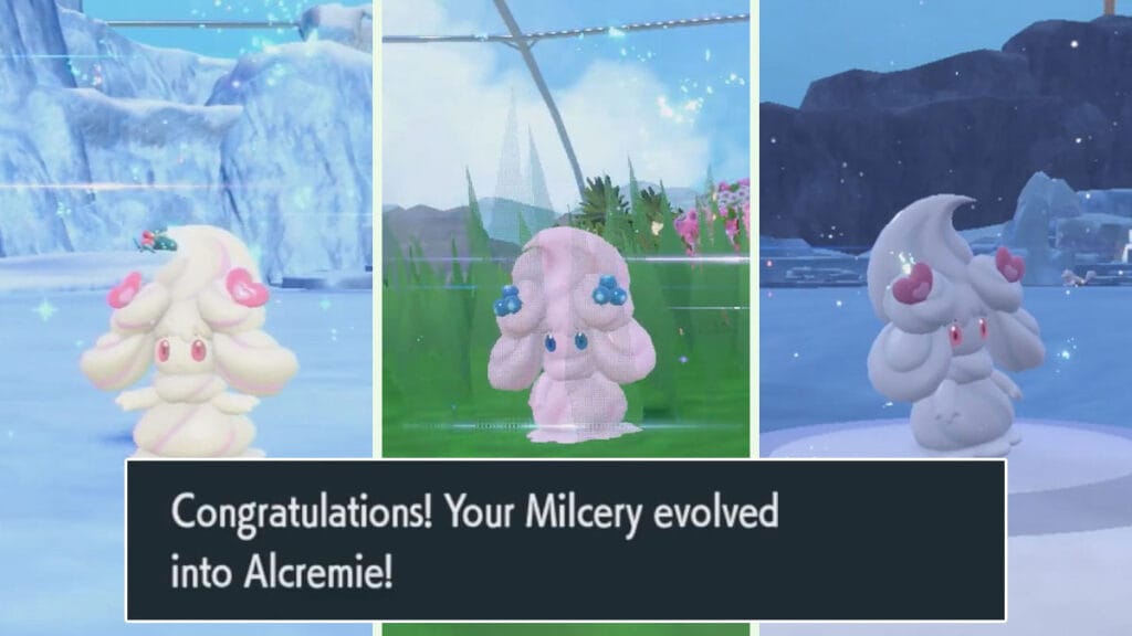 How To Get and Evolve Milcery in Pokemon Scarlet and Violet: The Indigo ...