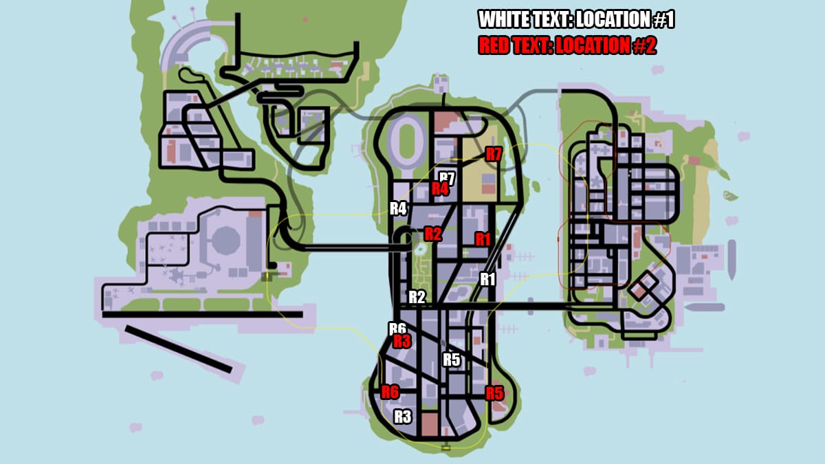 All Rampage Locations in GTA 3 | The Nerd Stash