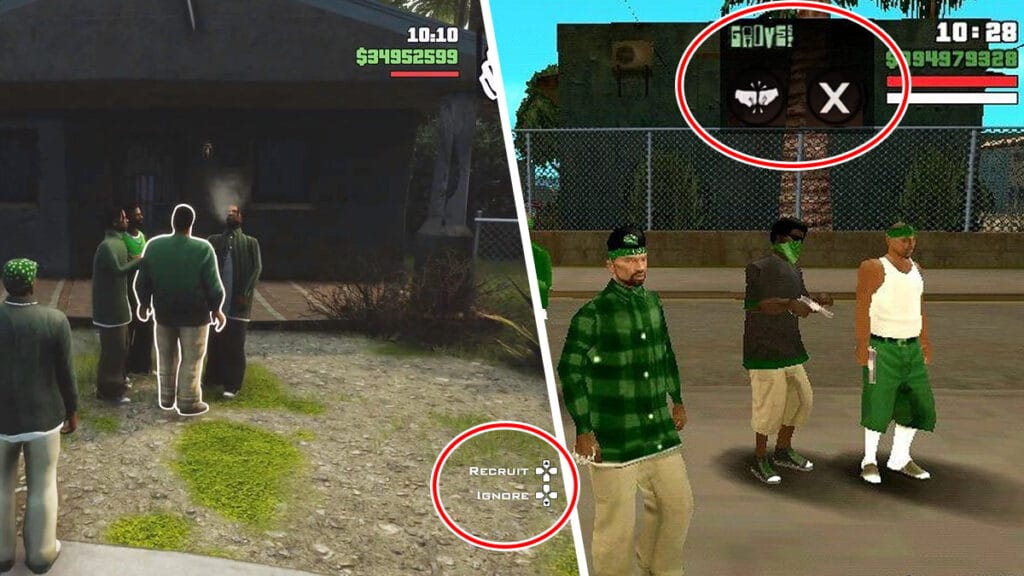 GTA San Andreas: What Do You Need to Recruit Gang Members?
