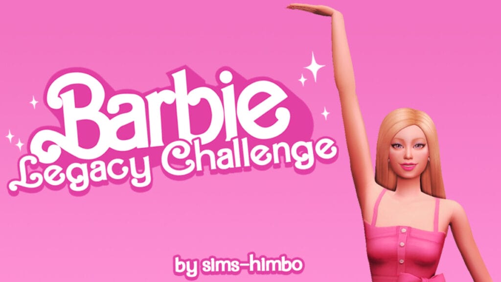 What is the Barbie challenge in the Sims 4?