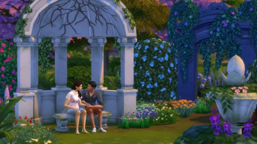 A guide to the Sims 4: Romantic Garden Stuff pack.