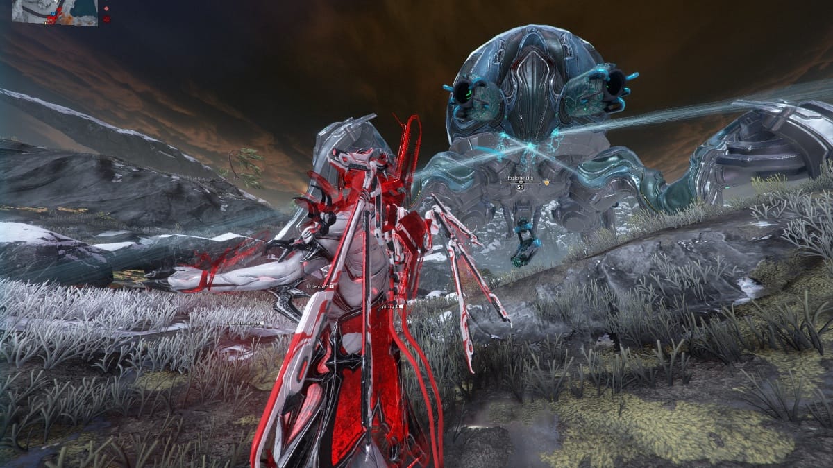 Warframe Exploiter Orb im Thermia Fractures-Event