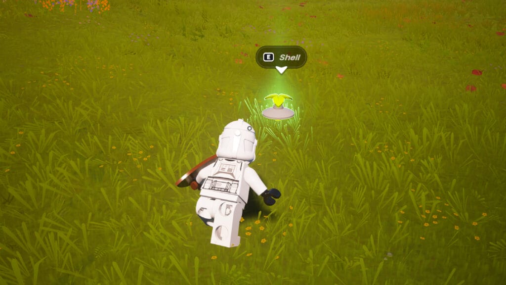 where to find shell in lego fortnite roller