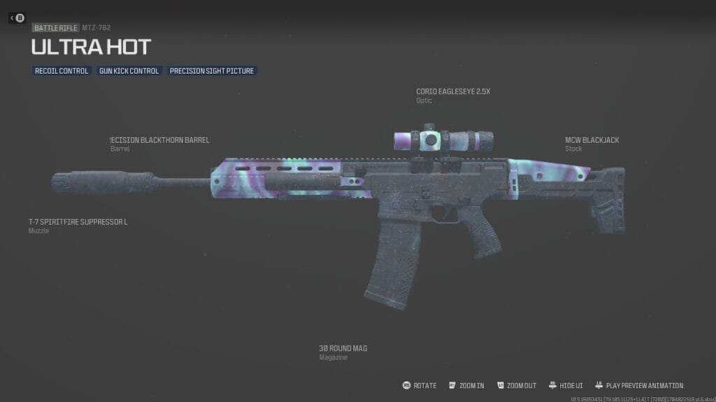 Best MTZ 762 Battle Rifle Loadout in MW3 and Warzone