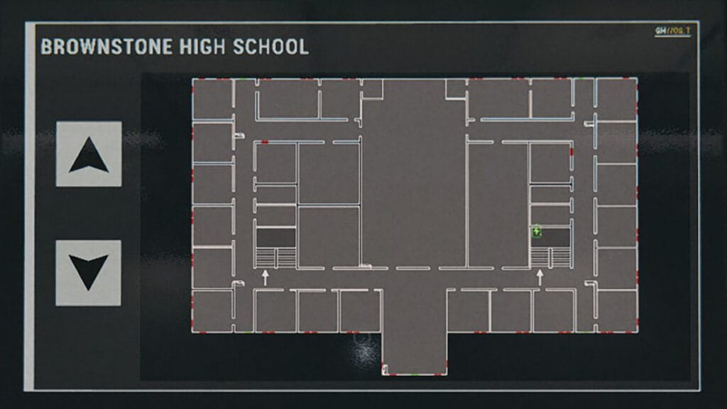 Phasmophobia Brownstone High School Map