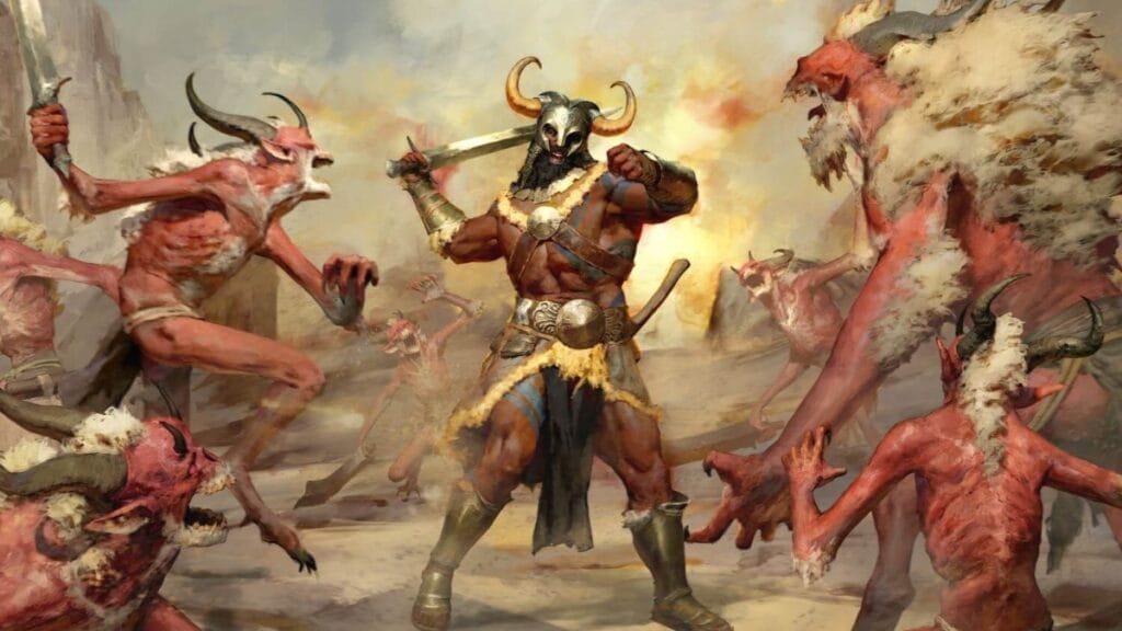Diablo 4 barbarian art