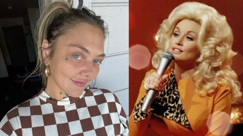 Elle King and Dolly Parton photo merge