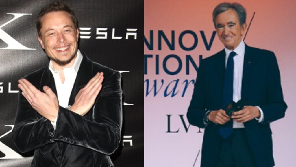 Elon Musk and Bernard Arnault