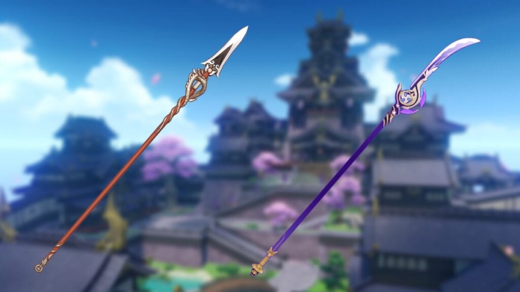 Genshin Raiden Shogun Build weapons