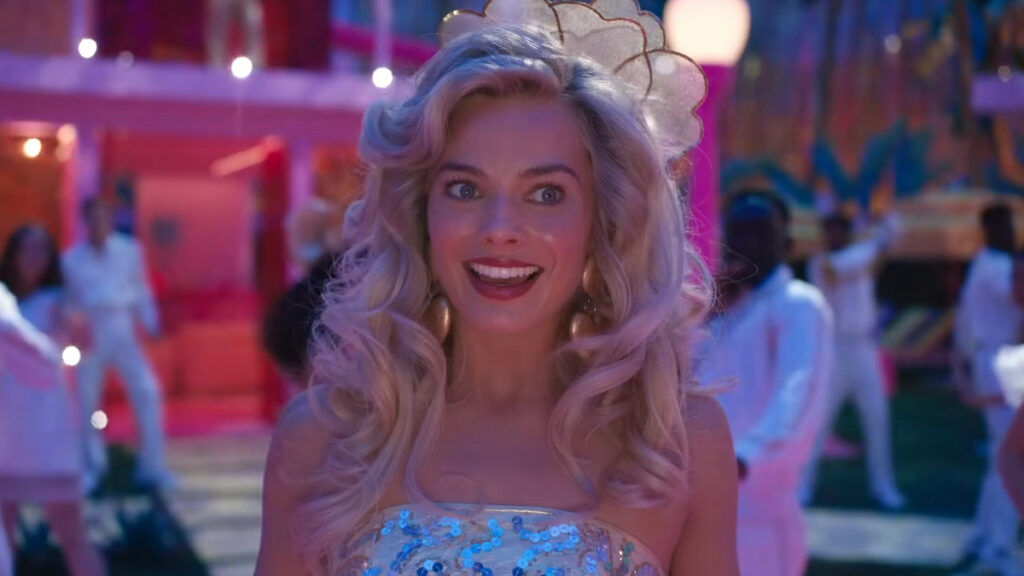 Margot Robbie in Barbie, who didn't score a 2024 Oscar nominations