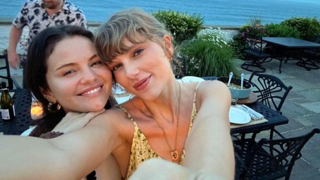 Taylor Swift and Selena Gomez on Instagram.