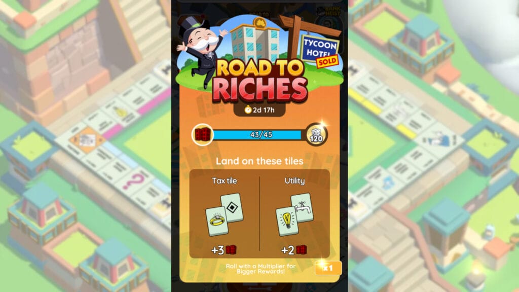 Monopoly Go Road to Riches Event Guide (All Event Rewards and Milestones)