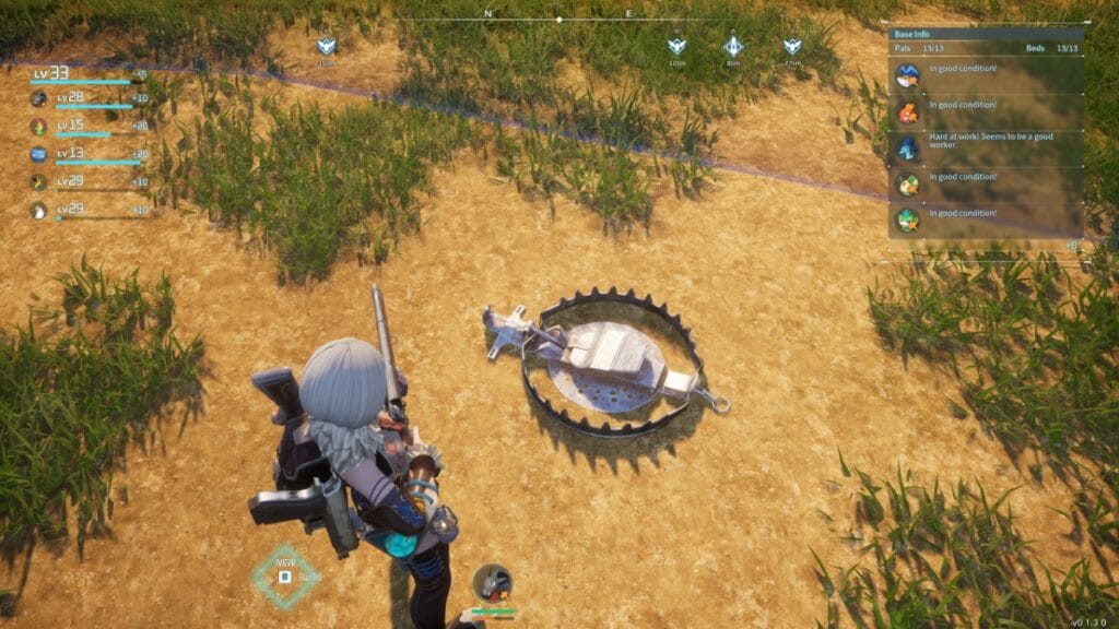 A bear trap in Palworld, used to defend against base raids