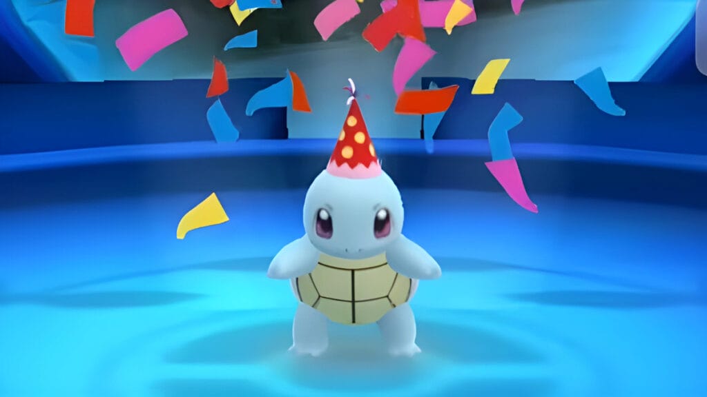 A Squirtle wins a Showcase in Pokemon GO