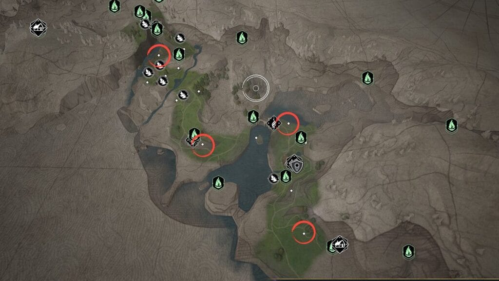 Troll Locations South Map in Hogwarts Legacy