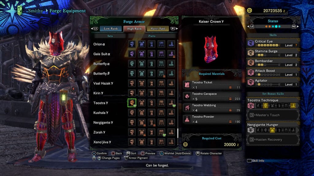 High Rank Post Kulve Taroth/Behemoth/Arch-Tempered