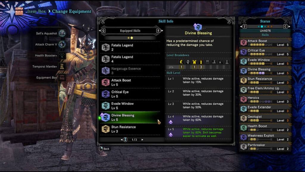 MHW: How Does Divine Blessing Work?