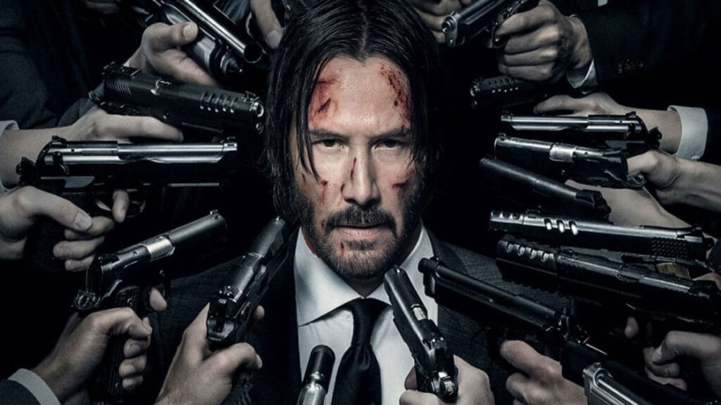 The cropped poster from John Wick Chapter 2