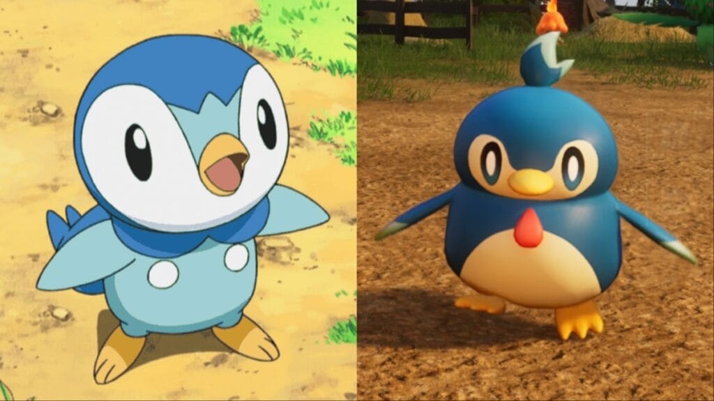 piplup and pengullet pokemon and palworld