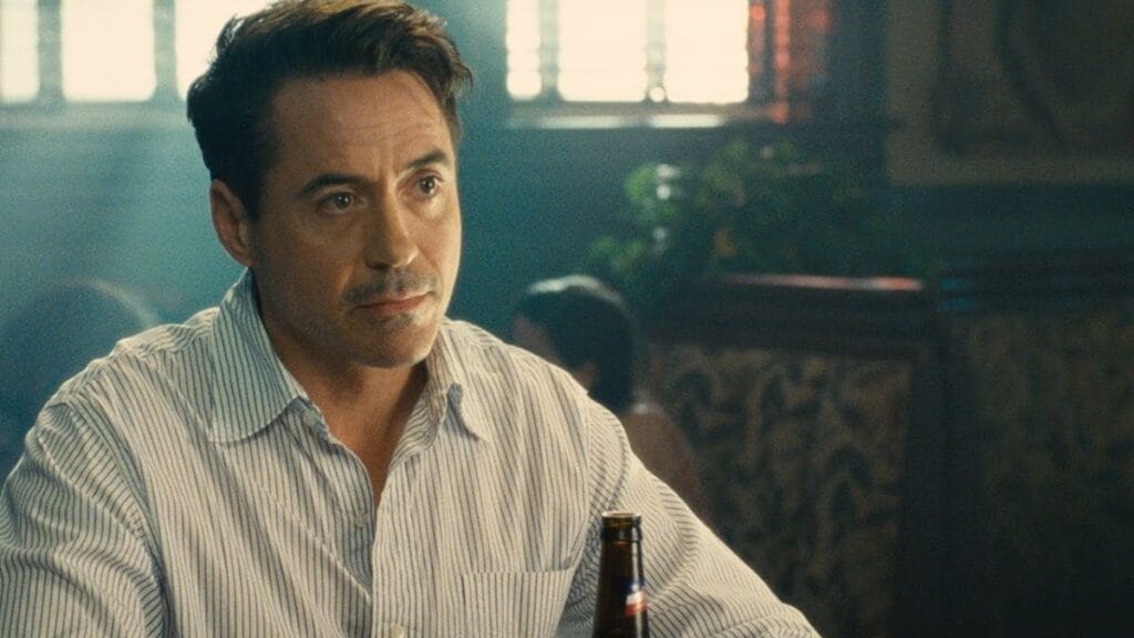 A shot of Robert Downey Jr. in The Judge