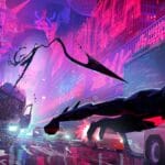 Patrick Harpin and Yuhki Demers shared Batman Beyond movie concept art looks like Spider-Verse