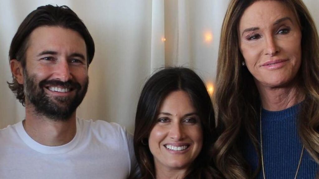 Pregnant Caley Jenner with Kaitlyn Jenner and husband Brandon Jenner.